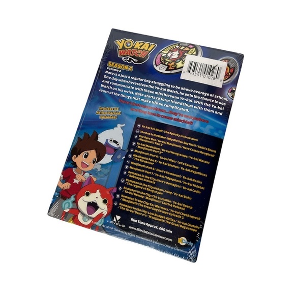 Yo-kai Watch DVD Season 1 Vol 1 Limited Edition Gift Set w/Comic Book New Sealed - Picture 5 of 6